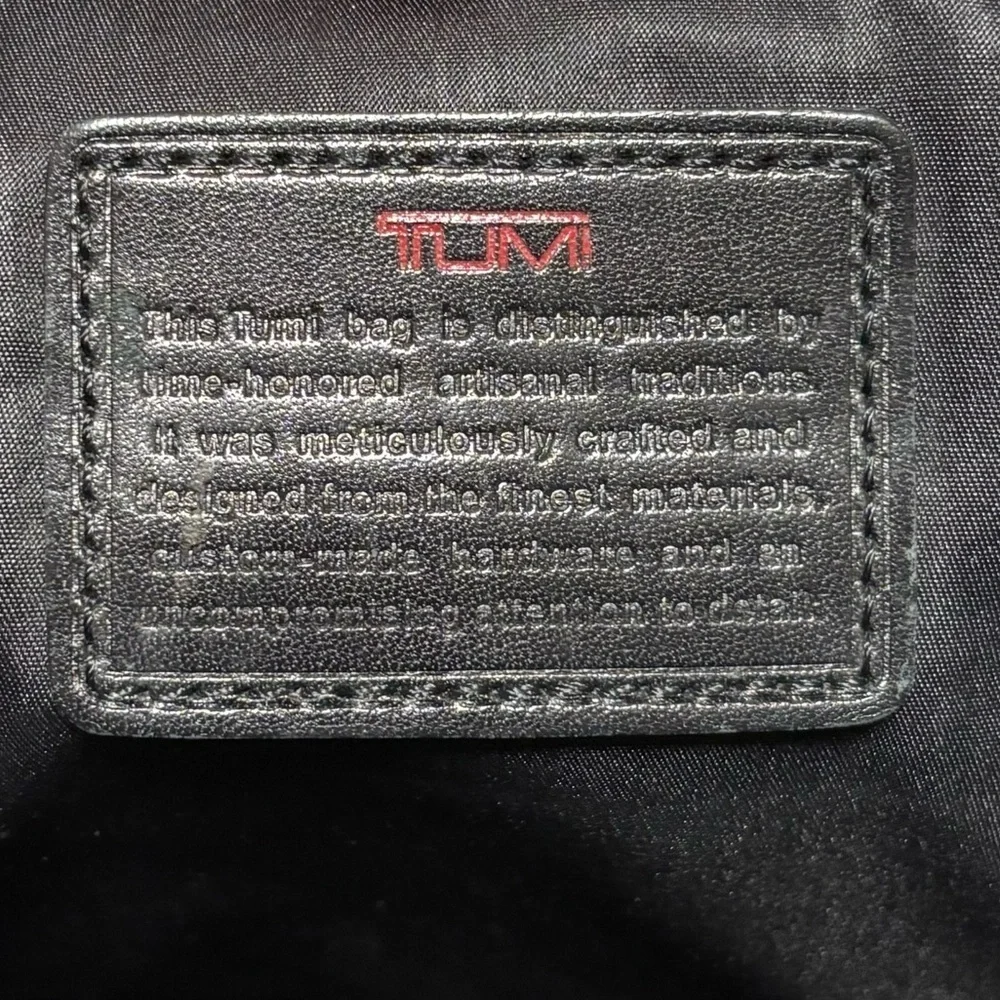 Tumi laptop bag brown
